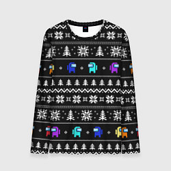 Лонгслив мужской Ornament - Among Us new year, цвет: 3D-принт