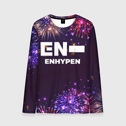 Лонгслив мужской Праздничный Enhypen, цвет: 3D-принт