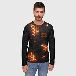 Лонгслив мужской Arctic Monkeys - плиты с подсветкой, цвет: 3D-принт — фото 2