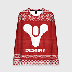 Лонгслив мужской Новогодний Destiny, цвет: 3D-принт