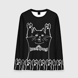 Лонгслив мужской Five Finger Death Punch: cat rock, цвет: 3D-принт