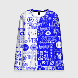 Лонгслив мужской Twenty one pilots лого, цвет: 3D-принт