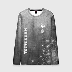 Лонгслив мужской Tottenham - grey gradient вертикально, цвет: 3D-принт