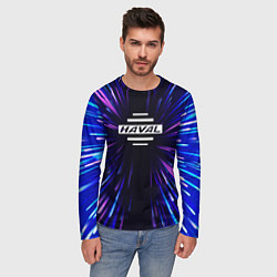 Лонгслив мужской Haval neon energy, цвет: 3D-принт — фото 2