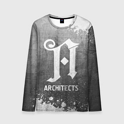 Лонгслив мужской Architects - grey gradient, цвет: 3D-принт