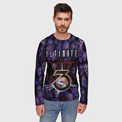 Лонгслив мужской Ultimate mortal kombat logo, цвет: 3D-принт — фото 2