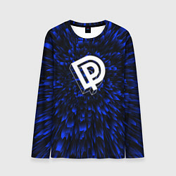 Лонгслив мужской Deep Purple blue energy, цвет: 3D-принт