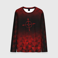 Лонгслив мужской Megadeth red poly, цвет: 3D-принт