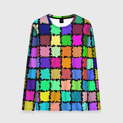 Лонгслив мужской Лоскутки, цвет: 3D-принт