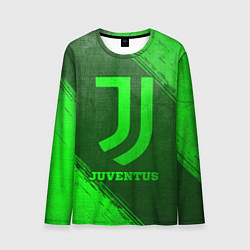 Лонгслив мужской Juventus - green gradient, цвет: 3D-принт