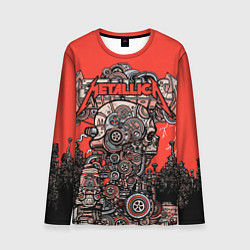 Лонгслив мужской Metallica - iron skeleton, цвет: 3D-принт
