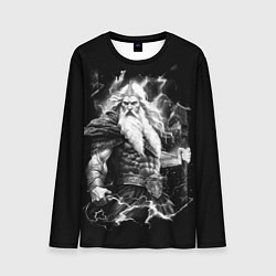 Лонгслив мужской Перун бог громовержец, цвет: 3D-принт