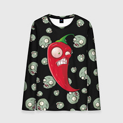 Мужской лонгслив Перчик из игры растения против зомби