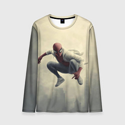 Мужской лонгслив Человек паук в прыжке