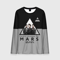 Лонгслив мужской 30 Seconds to Mars - poster, цвет: 3D-принт