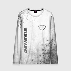 Лонгслив мужской Genesis - white gradient вертикально, цвет: 3D-принт