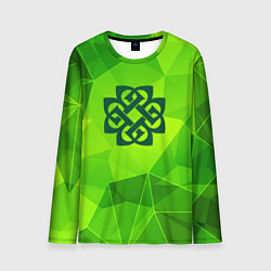 Лонгслив мужской Breaking Benjamin green poly, цвет: 3D-принт