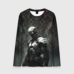 Мужской лонгслив Боевой кибернетический андроид