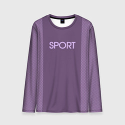 Мужской лонгслив Sport фиолетовый