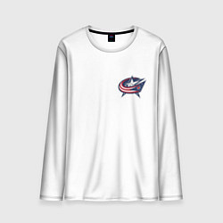 Лонгслив мужской Columbus blue jackets - Sergey Bobrovsky, цвет: 3D-принт