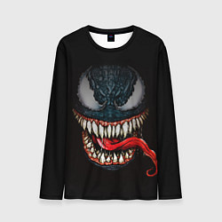Мужской лонгслив Веном зубастый