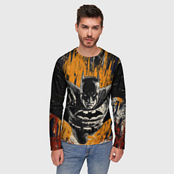 Лонгслив мужской Бэтмен супергерой, цвет: 3D-принт — фото 2