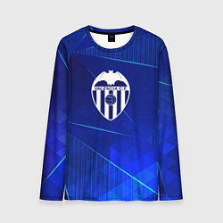 Лонгслив мужской Valencia blue poly, цвет: 3D-принт