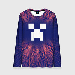 Лонгслив мужской Minecraft red energy, цвет: 3D-принт