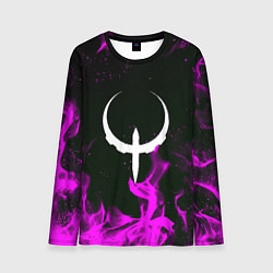 Лонгслив мужской Quake fire neon, цвет: 3D-принт