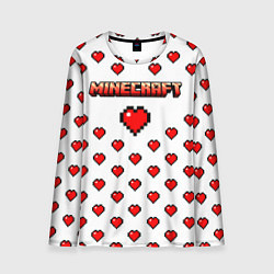Мужской лонгслив Minecraft любовь