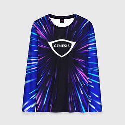 Лонгслив мужской Genesis neon energy, цвет: 3D-принт