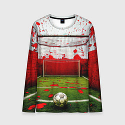 Лонгслив мужской Мини-футбол, цвет: 3D-принт