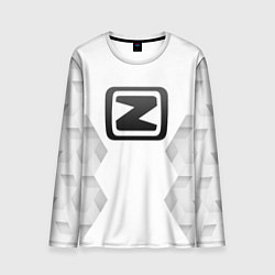 Лонгслив мужской Zotye white poly, цвет: 3D-принт