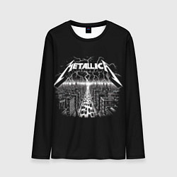 Мужской лонгслив Metallica - lightnings in metropolis