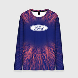 Лонгслив мужской Ford red energy, цвет: 3D-принт