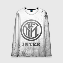 Лонгслив мужской Inter - white gradient, цвет: 3D-принт
