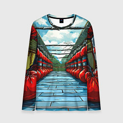 Лонгслив мужской Зал Муай Тай, цвет: 3D-принт