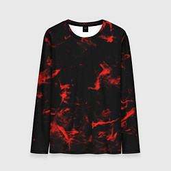 Лонгслив мужской Color red black, цвет: 3D-принт