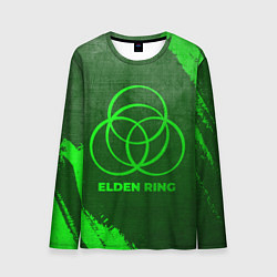 Лонгслив мужской Elden Ring - green gradient, цвет: 3D-принт