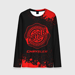 Мужской лонгслив Chrysler - red gradient