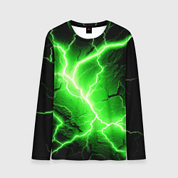 Лонгслив мужской Color green black, цвет: 3D-принт