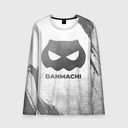 Лонгслив мужской DanMachi - white gradient, цвет: 3D-принт
