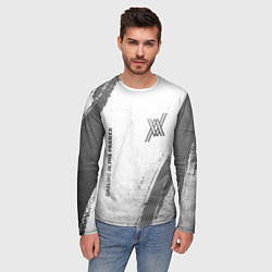 Лонгслив мужской Darling in the FranXX - white gradient вертикально, цвет: 3D-принт — фото 2