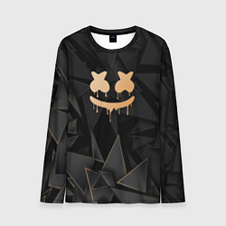 Лонгслив мужской Marshmello golden poly, цвет: 3D-принт