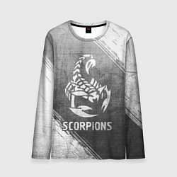 Лонгслив мужской Scorpions - grey gradient, цвет: 3D-принт