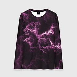 Мужской лонгслив Lightning pink glow