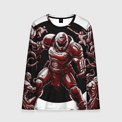 Лонгслив мужской Doom red guardian, цвет: 3D-принт