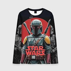Лонгслив мужской Boba Fett звездные войны, цвет: 3D-принт