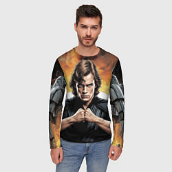 Лонгслив мужской Энакин скайуокер star wars, цвет: 3D-принт — фото 2