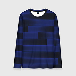 Лонгслив мужской Color blue square, цвет: 3D-принт